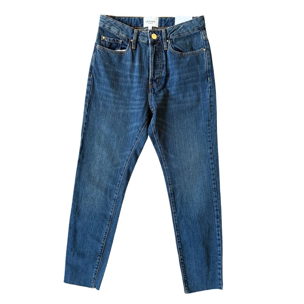 Sezane Denim Women's Blue Slim Fit Jeans Size 26 NEW NWT